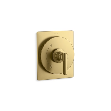 Kohler Rite-Temp Valve Trim in Vibrant Brushed Moderne Brass TS35920-4-2MB